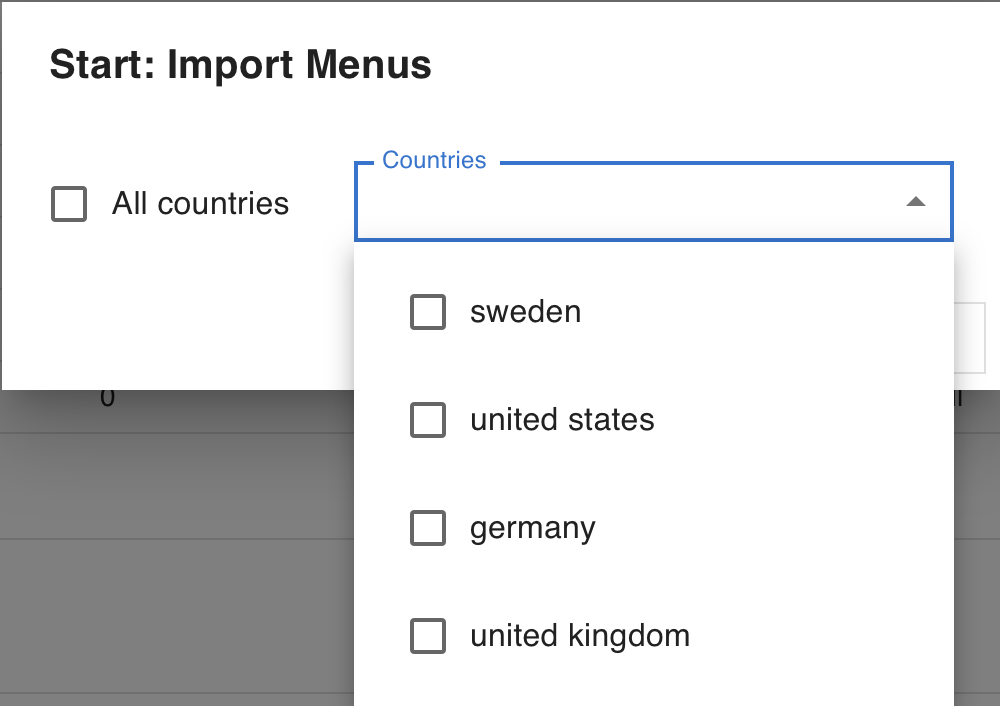 Country Selector